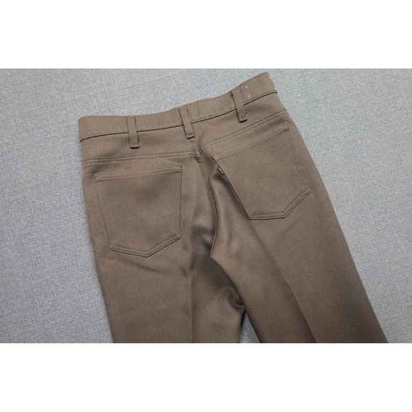 Levi's Other - Vintage Levi's Sta Prest Pants Mens 30x34 Brown Bootcut Talon Zip Western Cowboy